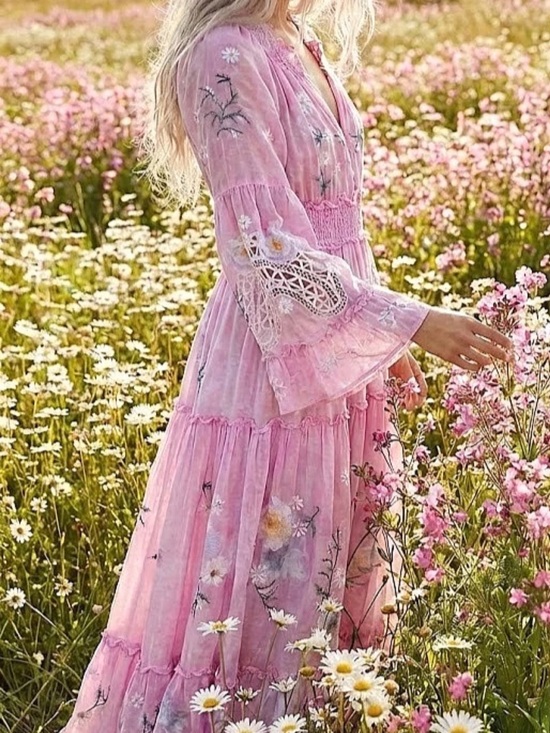 Free People Dresses & Skirts - Free People x Fillyboo Daisy Island Maxi Dress M Embroidered NWT SOLD OUT $480
